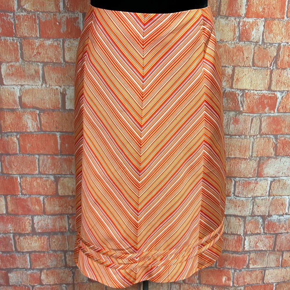 Versailles Plus Size Diagonal Striped‎ Full Skirt